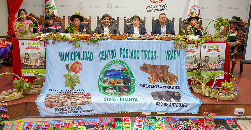 Centro Poblado de Tircos celebrará su aniversario con ferias agroecológicas, culturales y productivas Ayacucho Perú