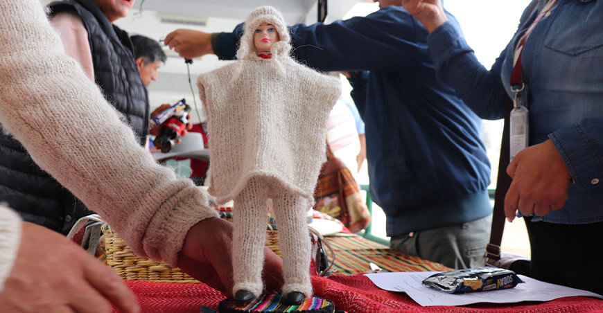 artesanía fibra alpaca Cajatambo Lima Perú
