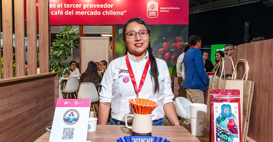 cafés de especialidad del Perú en Chile 