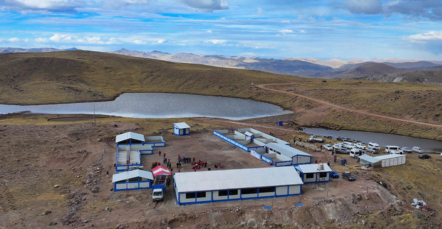Centro de Producción de Reproductores alpacas Suatia Lampa Puno Perú