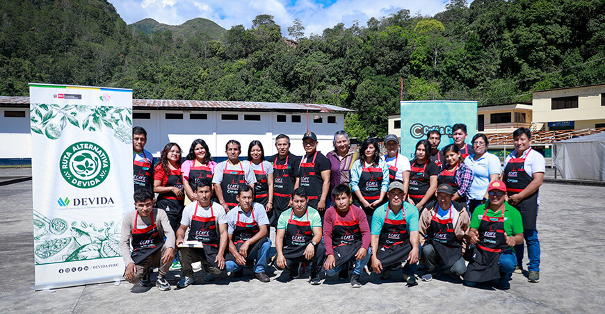 Caficultores de Ayacucho, Cusco y Junín son capacitados para elevar la calidad y el valor del cultivo Devida Perú