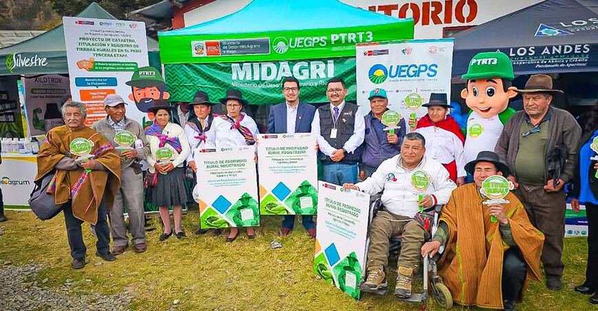 Entregaron 237 títulos de propiedad rural individual en Andahuaylas Apurímac