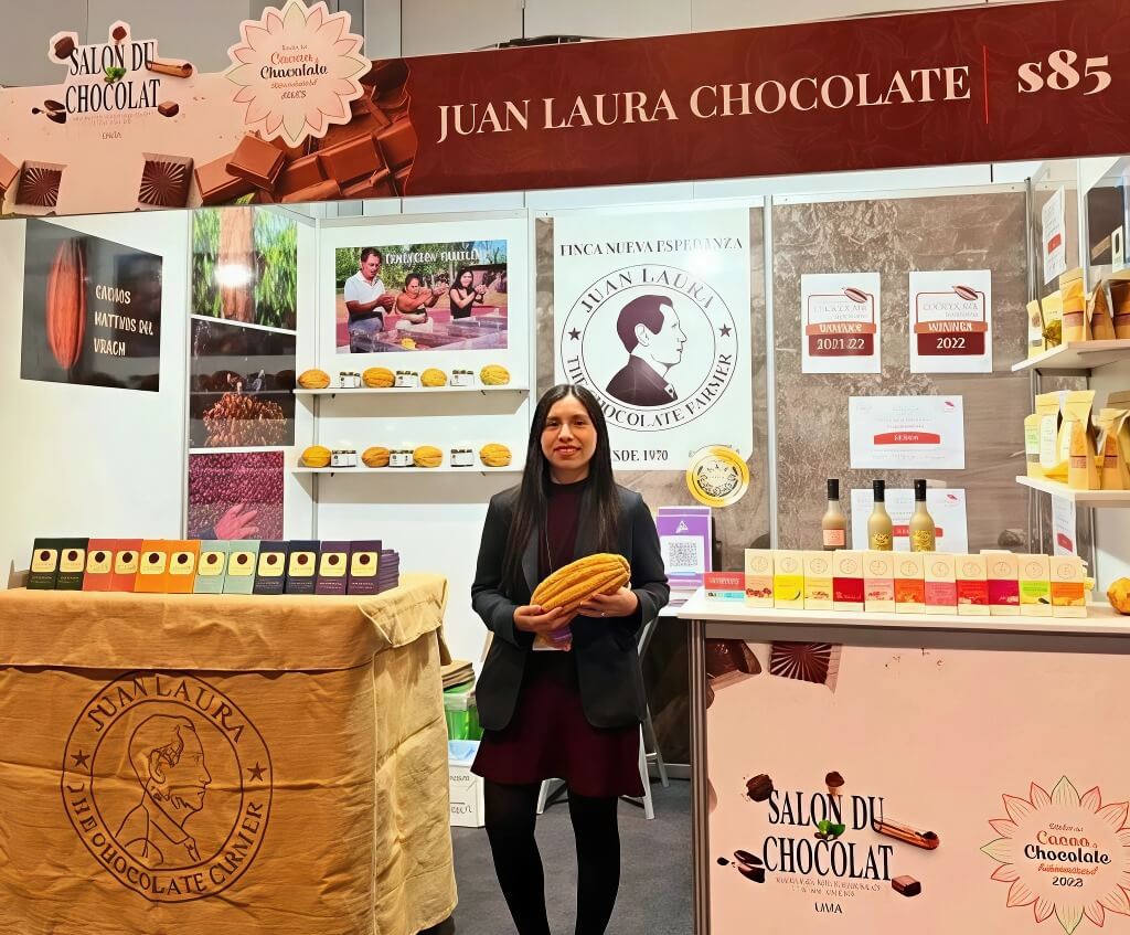 la marca Juan Laura – The Chocolate Farmer de la finca Nueva Esperanza en Pichari Cusco Perú