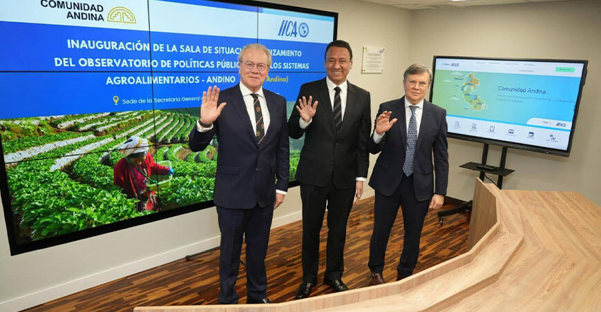 Inauguraron la Sala Situacional y el Observatorio de Políticas Públicas para los Sistemas Agroalimentarios Andino