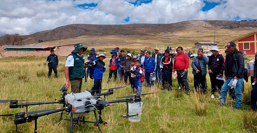Agricultura 4.0 con drones, sensores e inteligencia artificial se presentará en Expo Agraria