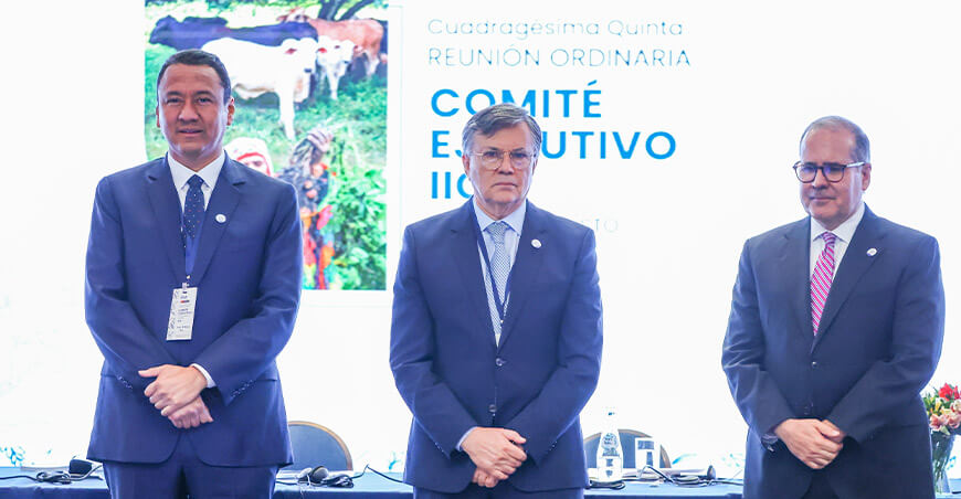 Inician 45º Reunión Ordinaria del Comité Ejecutivo del IICA y Perú hace énfasis en la producción ganadera