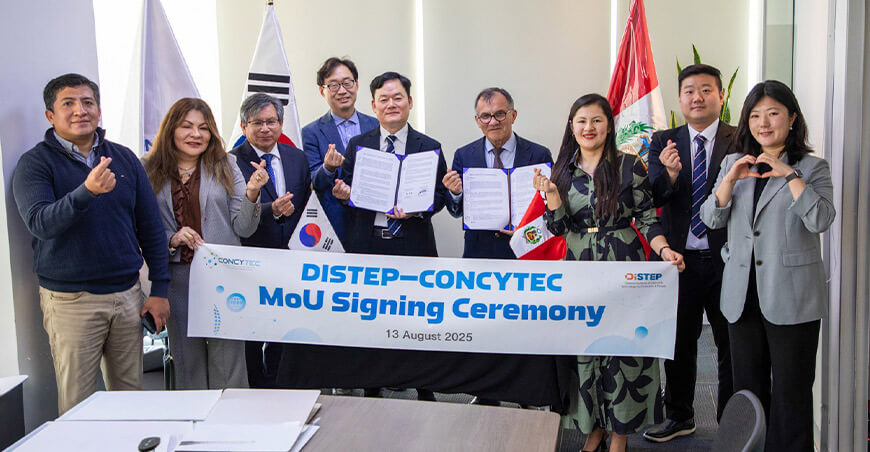 Perú y Corea del Sur firman convenio para impulsar proyectos de ciencia y tecnología