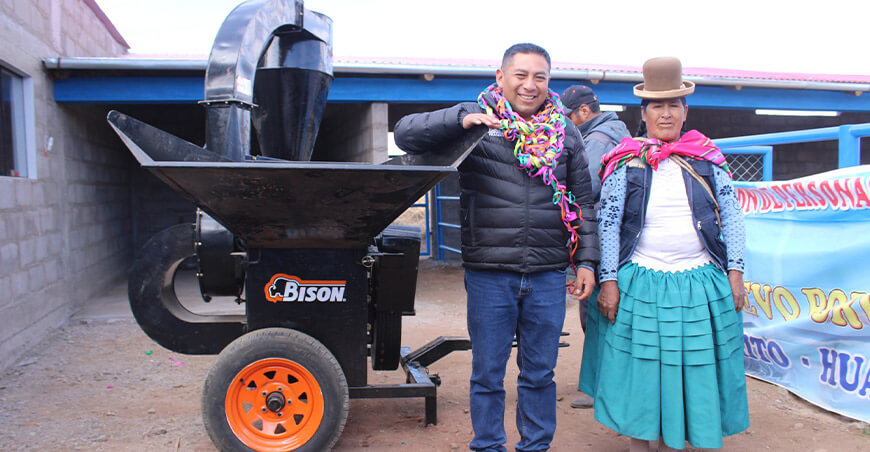 Inauguraron módulo de engorde tecnificado de vacunos en Huacullani Puno Perú