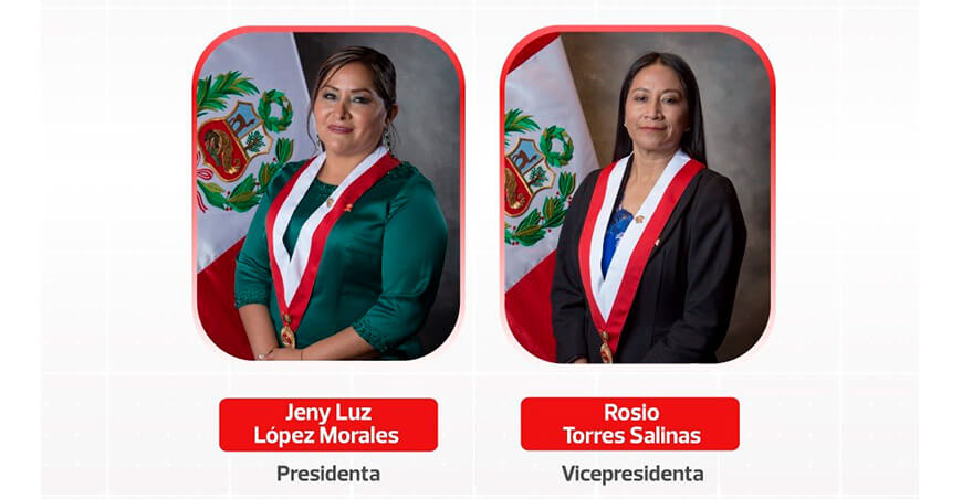 Legisladora Jeny López Morales presidirá la Comisión Agraria Congreso de la República del Perú