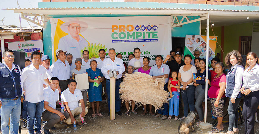 Transformarán pseudotallos de banano orgánico en biomantos Sullana Piura
