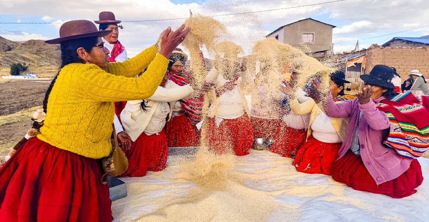 productoras de quinua Puno Perú