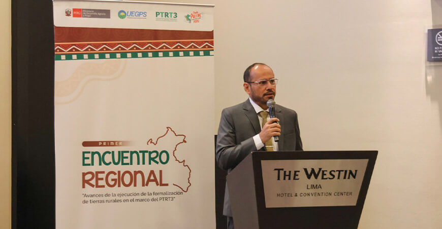 Midagri designa nuevo director ejecutivo de la Unidad Ejecutora Gestión de Proyectos Sectoriales