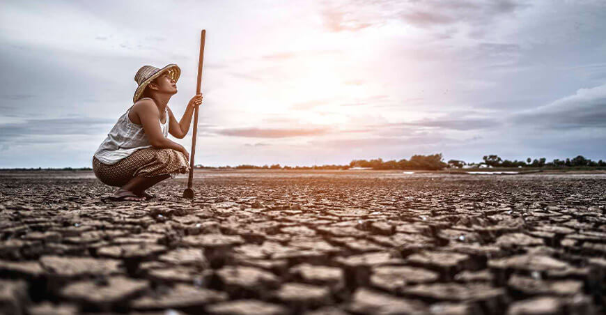 escasez de agua sequía