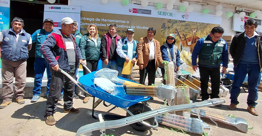 Fortalecen acciones de prevención en 13 comunidades manejadoras de vicuñas Cusco Perú