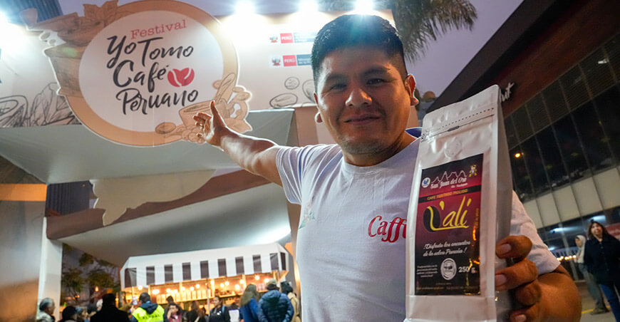 Ya llega el Festival “Yo Tomo Café Peruano”, con 46 organizaciones que ofrecerán lo mejor del grano aromático y sus derivados