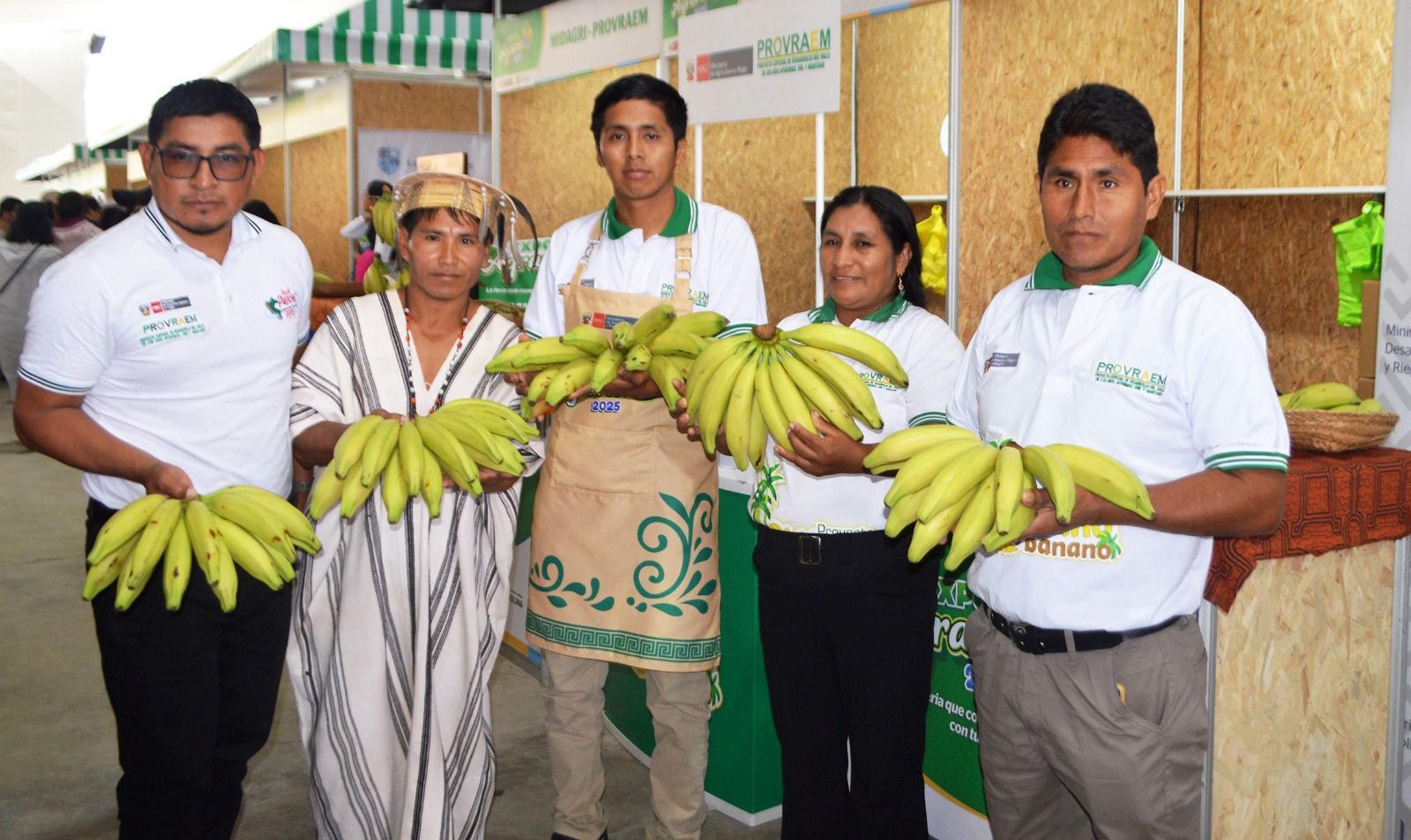 Plátanos del Vraem cautivaron a visitantes de la Expo Agraria Perú