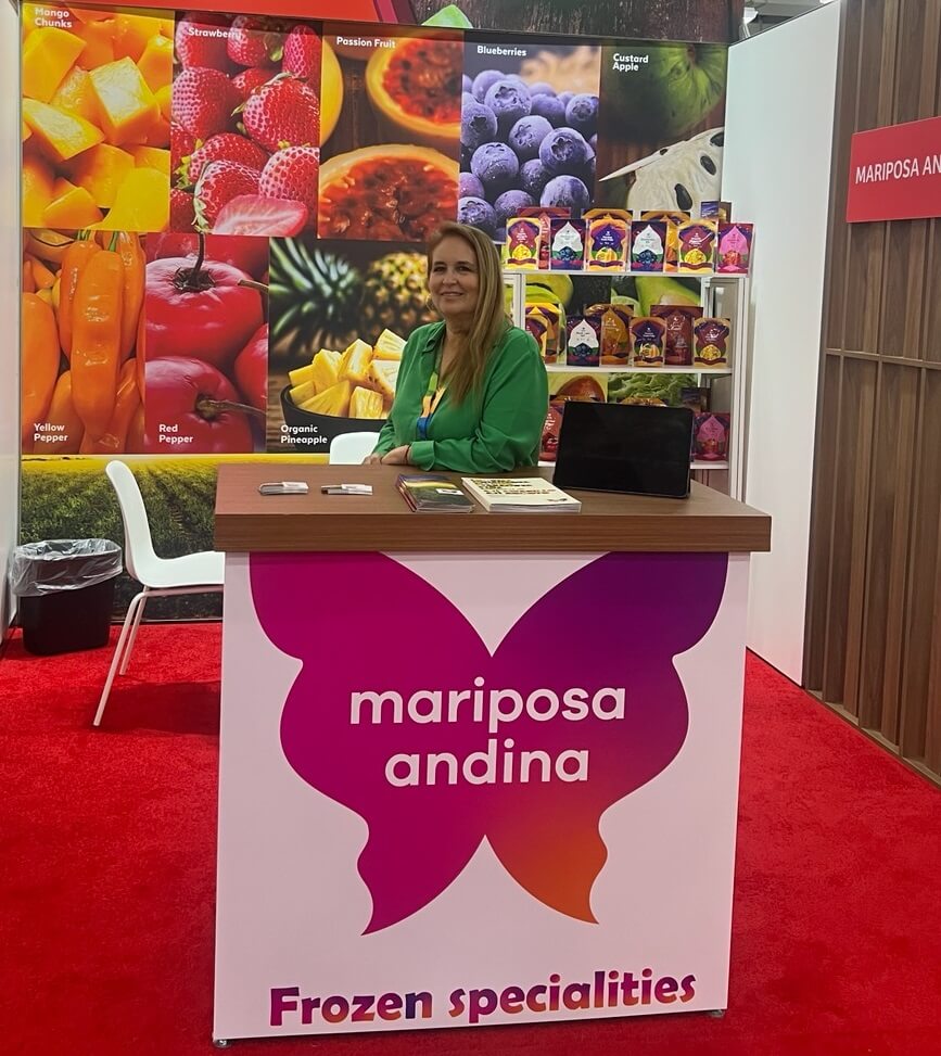 Empresa Mariposa Andina exporta frutas congeladas lúcuma peruana