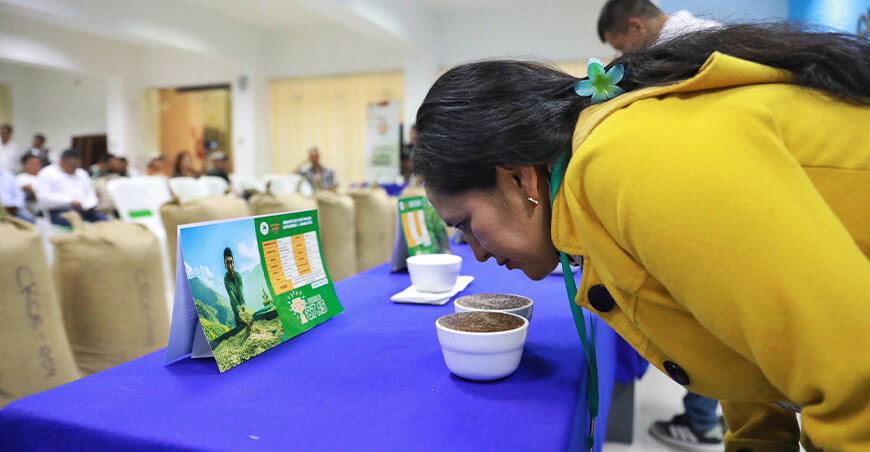 Semana del Café del Vraem subasta de cafés especiales Perú