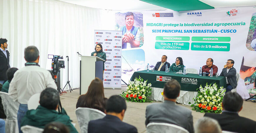 Inauguraron dos nuevos locales del Senasa para fortalecer la sanidad agraria en Cusco