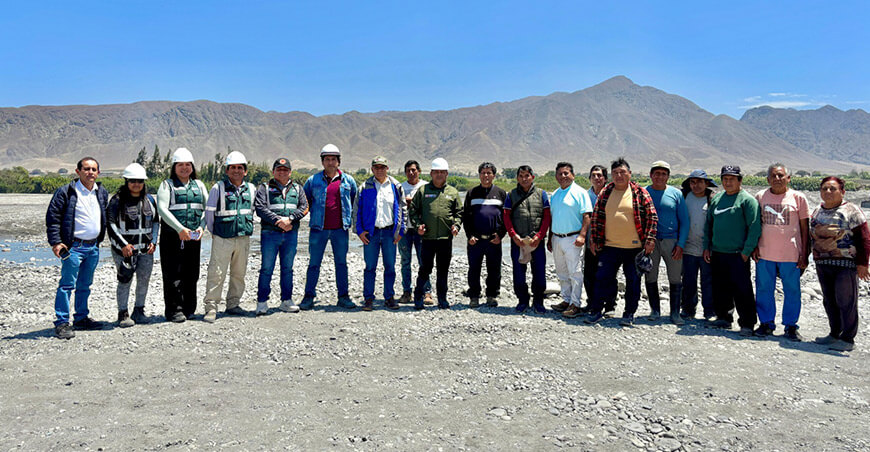 ANA culminó trabajos de limpieza y descolmatación en el río Santa Áncash Perú