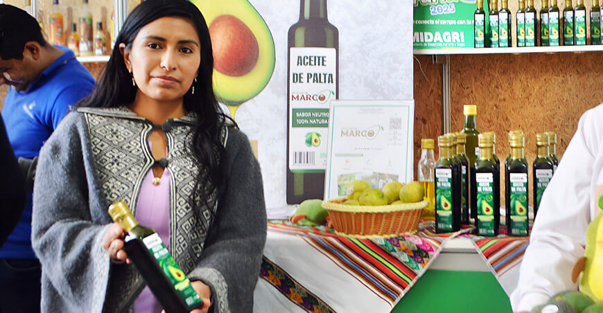Asociación de Agricultores Río Allmay de Marco aceite palta Pamparomas Áncash Perú