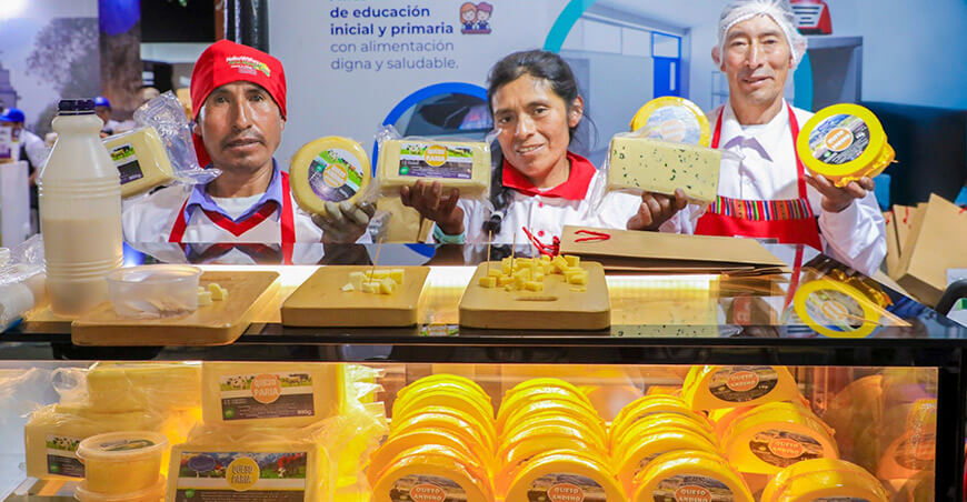 productores queseros Cajamarca Perú