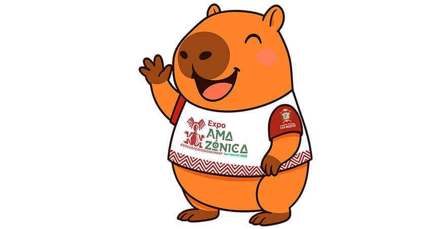 Napuki, el capibara amazónico, será la mascota oficial de la Expoamazónica