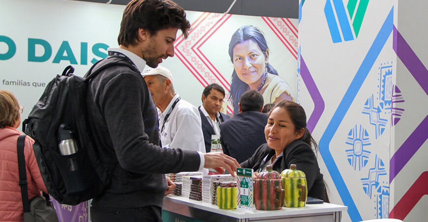Organizaciones de café y cacao del desarrollo alternativo presentes en la Expoalimentaria 2025