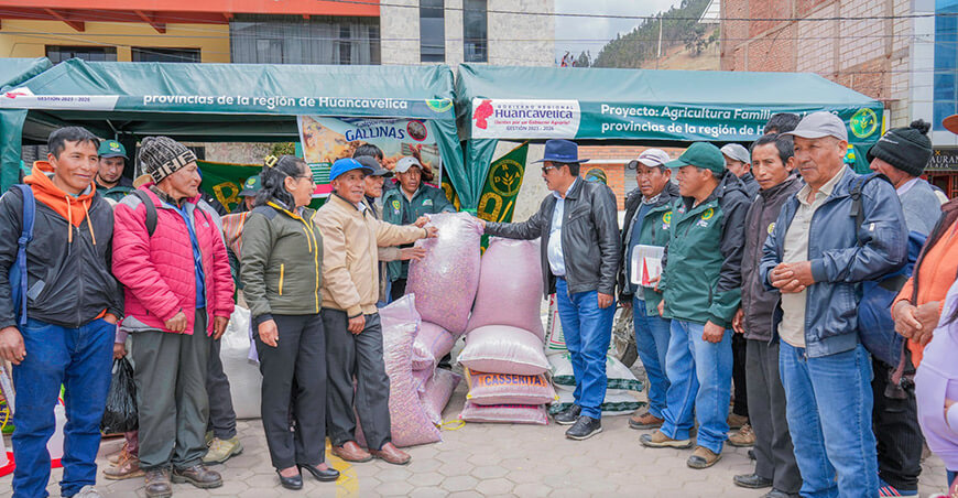 Huancavelica impulsa la agricultura familiar con apoyo a más de 2000 productores en Tayacaja