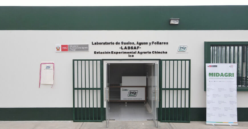 INIA inauguró Complejo de Laboratorios de la Estación Experimental Agraria Chincha en Ica