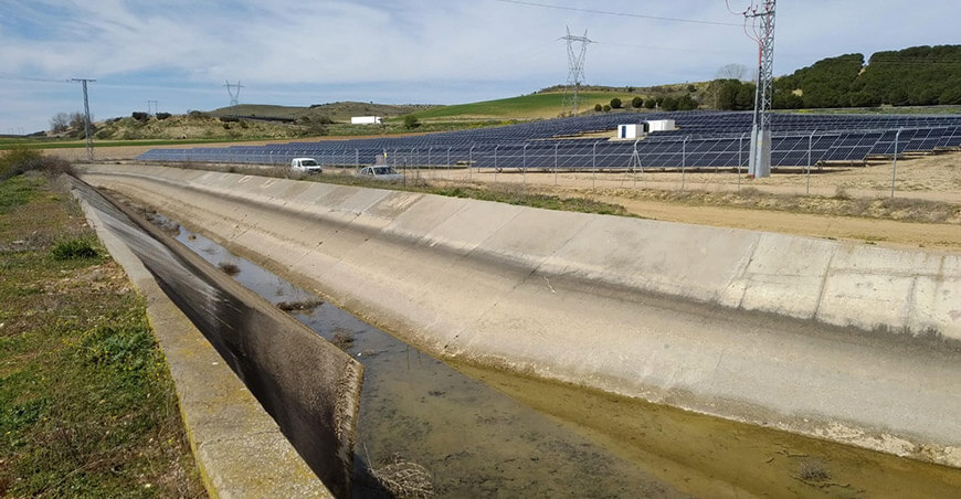 sistema de riego Cruz Conga o canal El Toro Cajamarca Perú