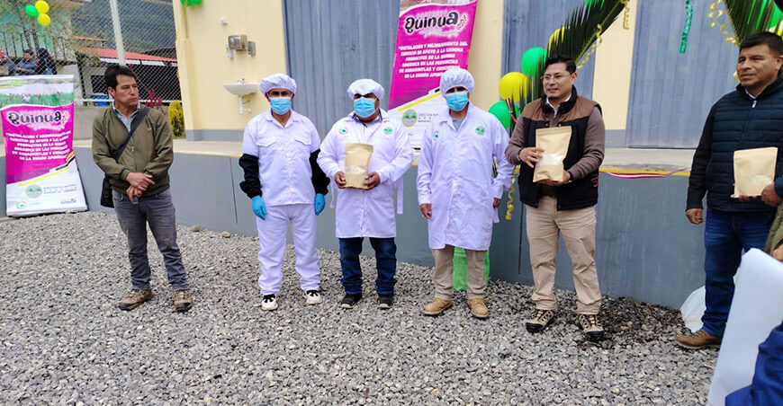 Nueva infraestructura impulsará la producción de quinua orgánica Apurímac