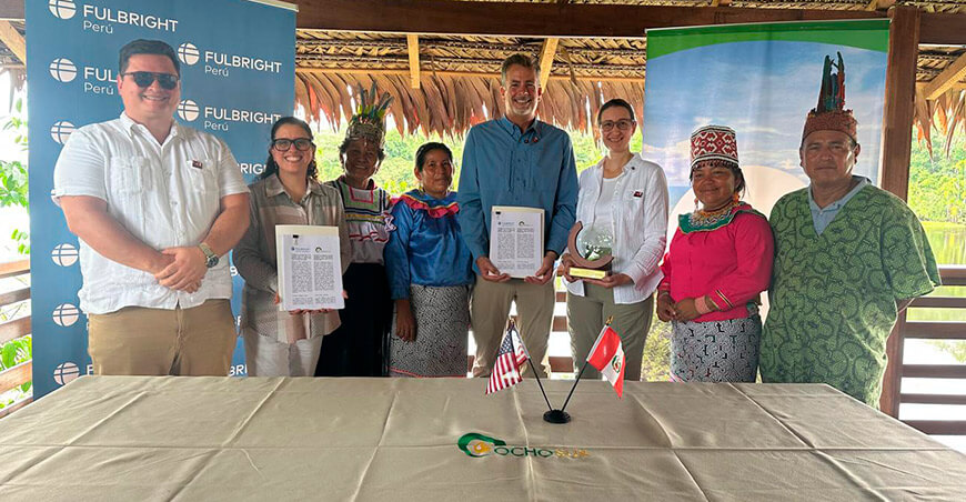 Ocho Sur y Fulbright fomentarán con becas el intercambio académico sobre la Amazonía
