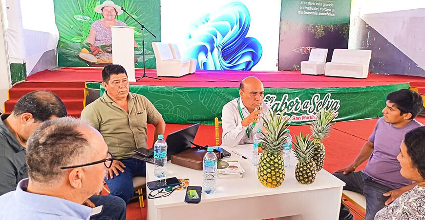 Café, cacao, piña y pitahaya lideran intenciones de compra por más de S/2.3 millones en Rueda de Negocios en San Martín