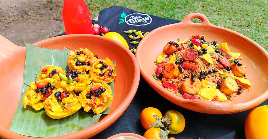Siquisapa en chaufa y tortillas Festival Gastronómico “Sabor a Selva” San Martín Perú