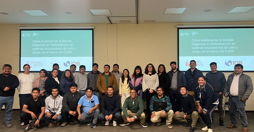 Promperú fortalece capacidades para garantizar exportaciones de café y cacao libres de deforestación hacia Europa 
