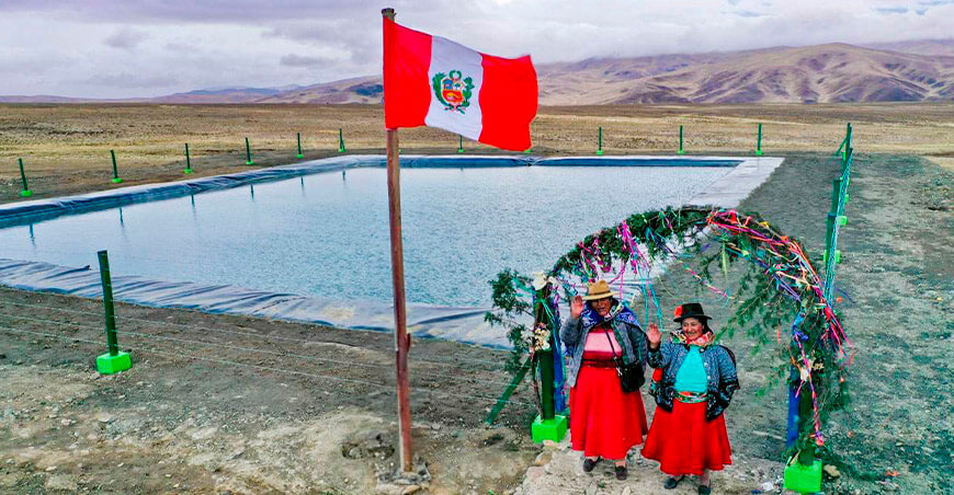 proyecto de recarga hídrica reservorio Midagri