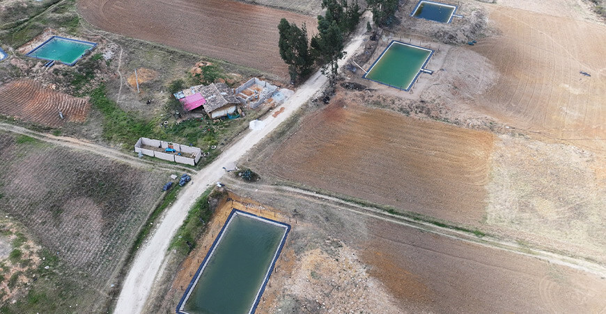 Cajamarca impulsa la producción agropecuaria de Matara con 83 reservorios