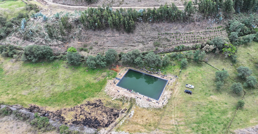reservorio Namora Cajamarca Perú