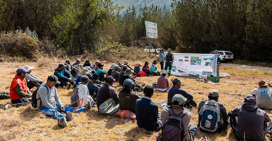 Serfor capacita a comunidades campesinas en Áncash para prevenir incendios forestales