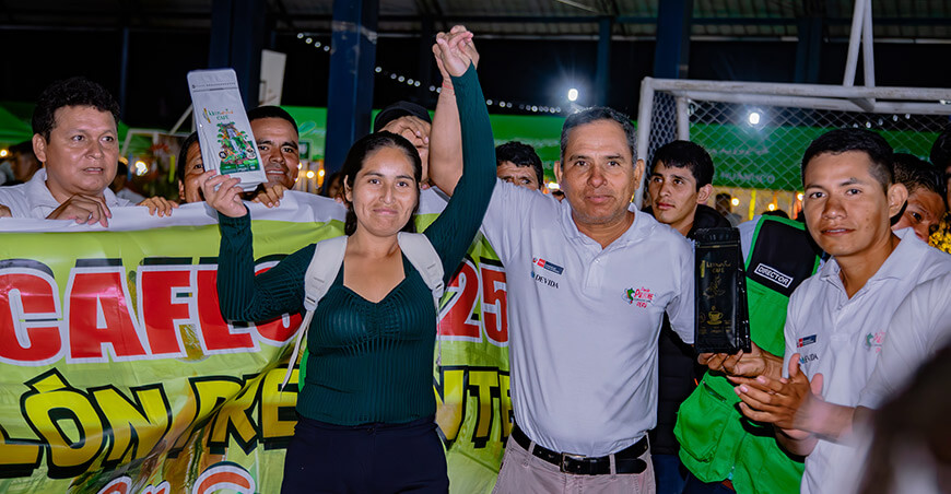 Productora Dalila Díaz Gamarra obtuvo el primer lugar en el V Concurso de Cafés Especiales del Alto Huallaga Huánuco Perú