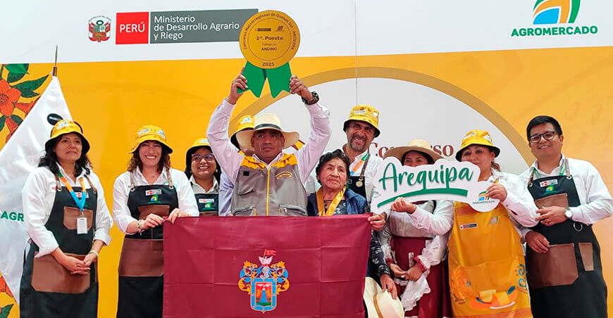 Arequipa y Puno se llevaron los primeros lugares en el Concurso Macrorregional Sur de Quesos