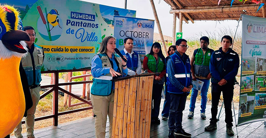 El humedal Pantanos de Villa reafirma su liderazgo como el principal destino de avistamiento de aves en Lima región October Big Day