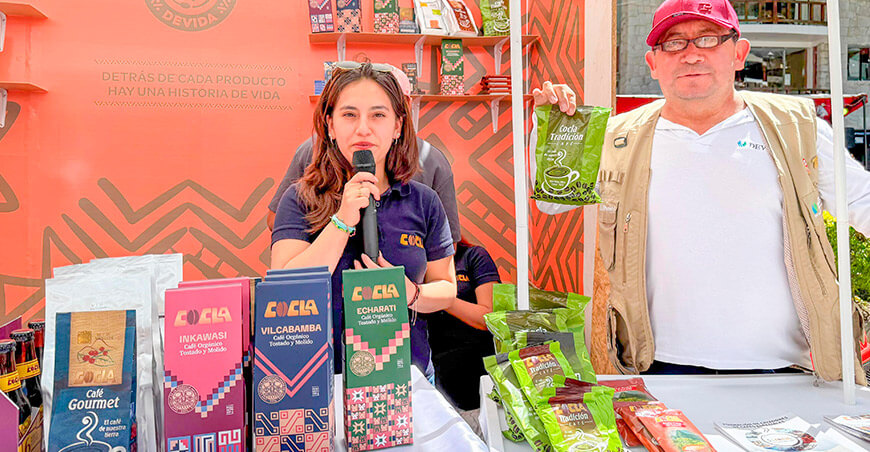 Central de Cooperativas Agrarias Cafetaleras COCLA Cusco Perú Devida