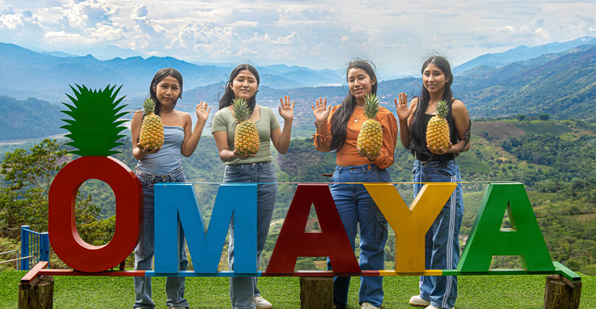 Festival de la Piña Orgánica en Omaya Cusco Perú