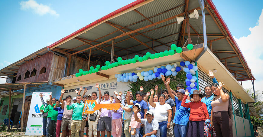Devida mejoró cinco locales comunales en beneficio de 1312 familias Junín