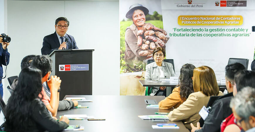 Midagri impulsa el primer Encuentro Nacional de Contadores de Cooperativas Agrarias