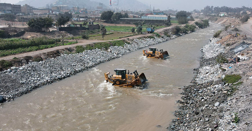 Refuerzan labores de prevención en puntos críticos del río Rímac y sus quebradas ante lluvias ANA Perú