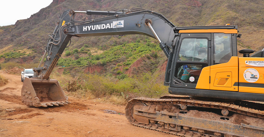 Inician mantenimiento de 13.92 km de caminos vecinales en Ninabamba Ayacucho Devida Perú