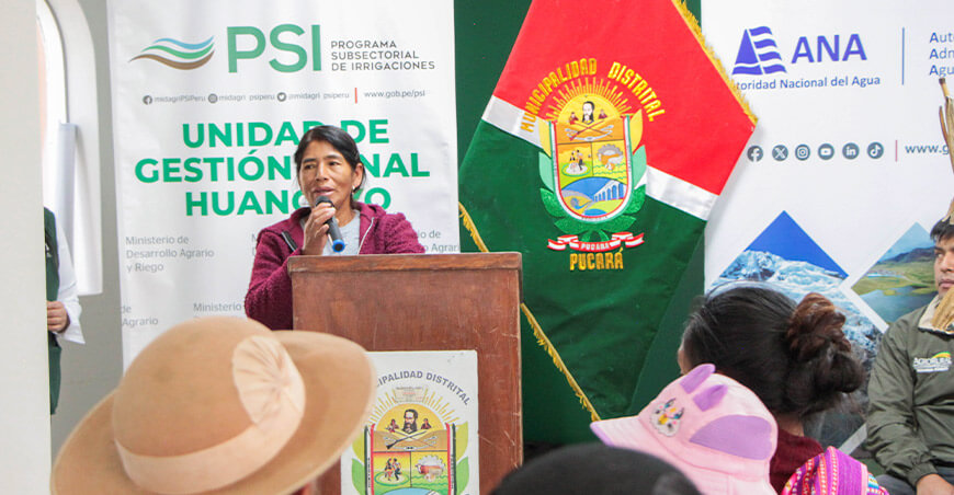 Mujeres usuarias del agua fortalecen sus capacidades en gestión y cultura hídrica en el valle del Mantaro Junín Perú